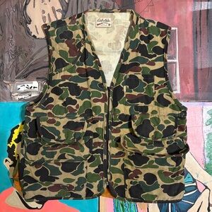 Vintage Cabelas Camo Hunting Vest